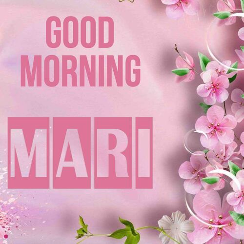 Открытка Mari Good morning