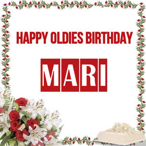 Открытка Mari Happy oldies birthday