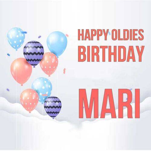 Открытка Mari Happy oldies birthday