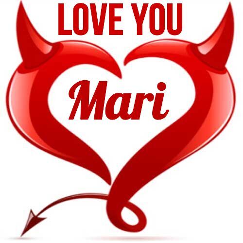 Открытка Mari Love you