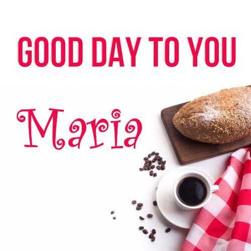 Открытка Maria Good day to you