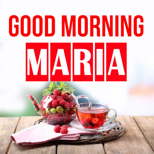 Открытка Maria Good morning