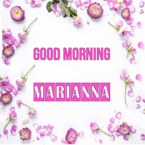 Открытка Marianna Good morning