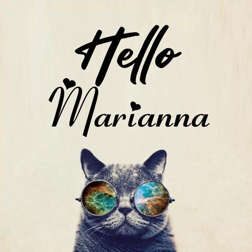 Открытка Marianna Hello