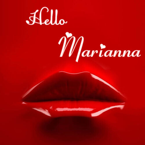 Открытка Marianna Hello