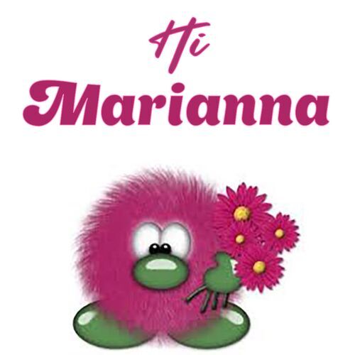 Открытка Marianna Hi