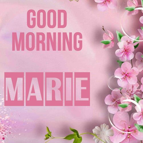 Открытка Marie Good morning