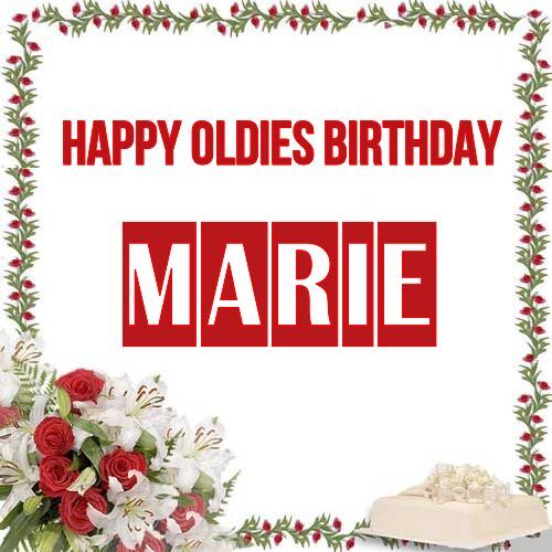 Открытка Marie Happy oldies birthday