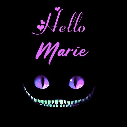 Открытка Marie Hello