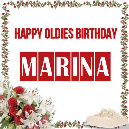 Открытка Marina Happy oldies birthday