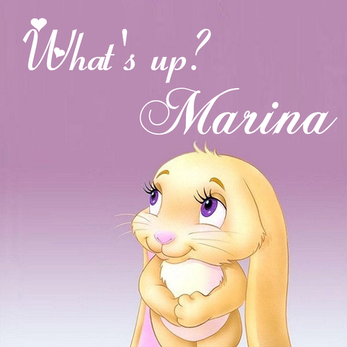 Открытка Marina What