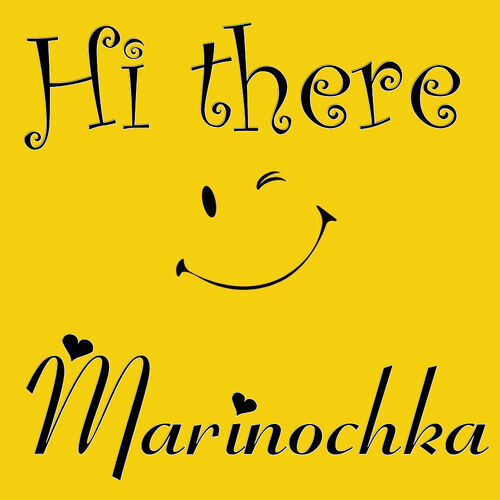 Открытка Marinochka Hi there