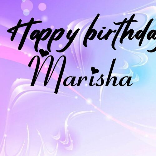 Открытка Marisha Happy birthday