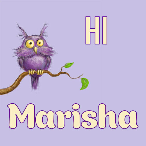 Открытка Marisha Hi