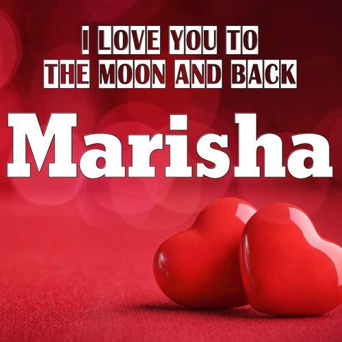 Открытка Marisha I love you to the moon and back