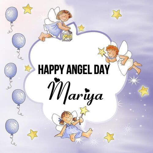 Открытка Mariya Happy angel day