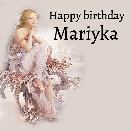 Открытка Mariyka Happy birthday