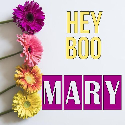 Открытка Mary Hey boo