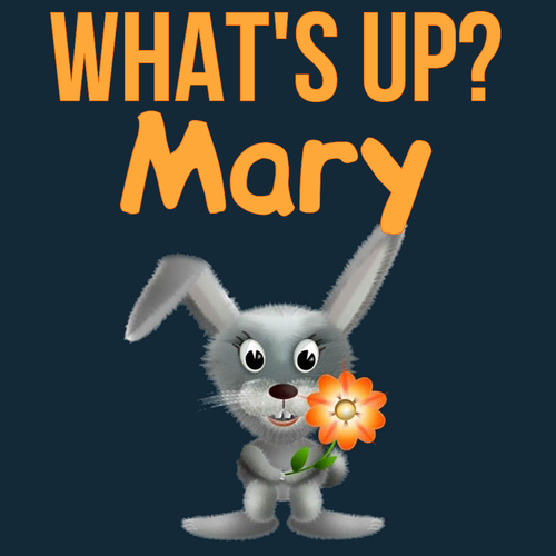 Открытка Mary What