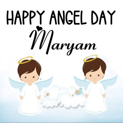 Открытка Maryam Happy angel day