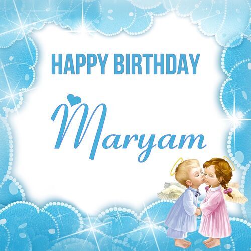 Открытка Maryam Happy birthday