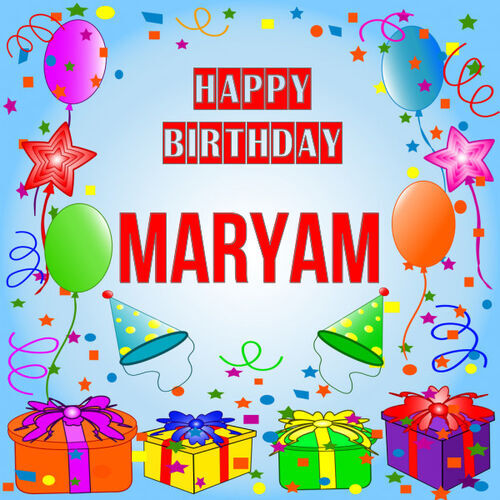 Открытка Maryam Happy birthday