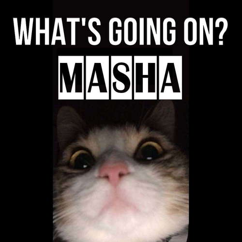 Открытка Masha What