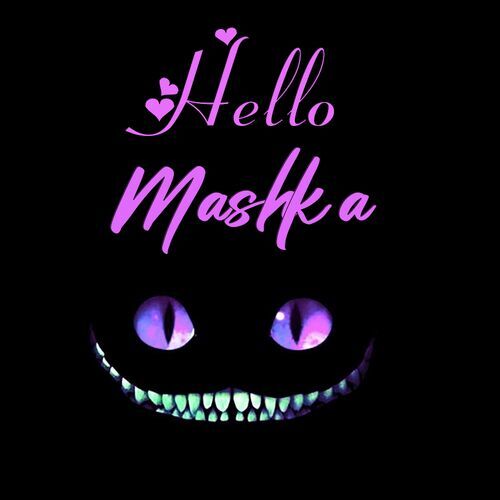 Открытка Mashka Hello