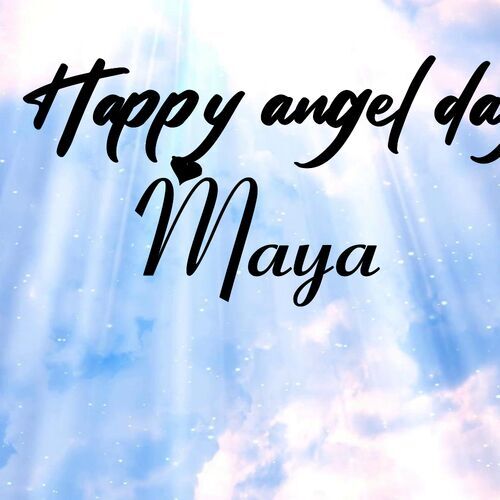 Открытка Maya Happy angel day