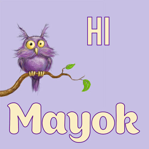 Открытка Mayok Hi