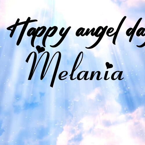 Открытка Melania Happy angel day