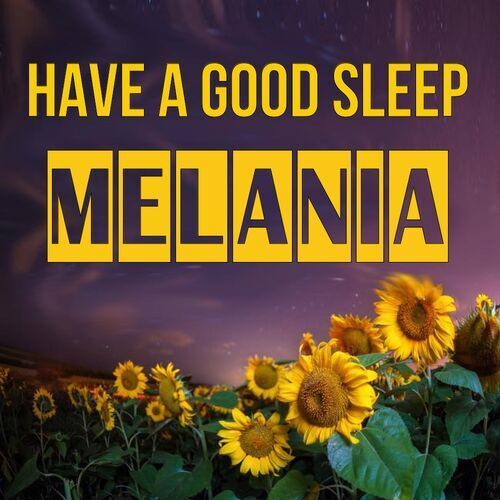 Открытка Melania Have a good sleep