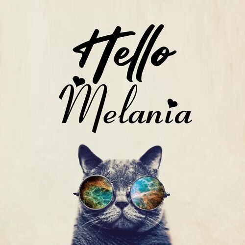 Открытка Melania Hello