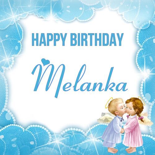 Открытка Melanka Happy birthday