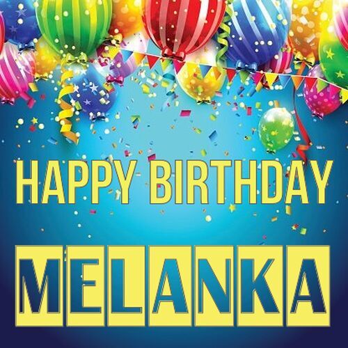 Открытка Melanka Happy birthday