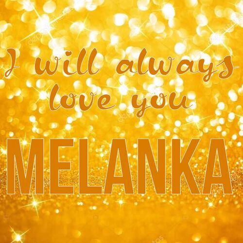 Открытка Melanka I will always love you