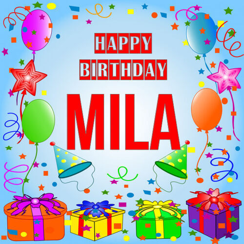 Открытка Mila Happy birthday