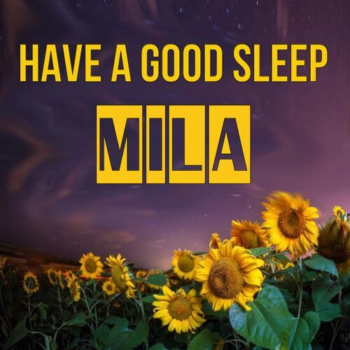 Открытка Mila Have a good sleep