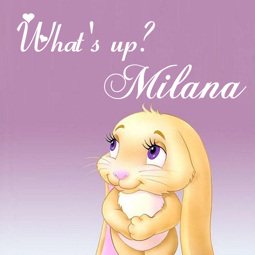 Открытка Milana What