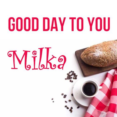 Открытка Milka Good day to you