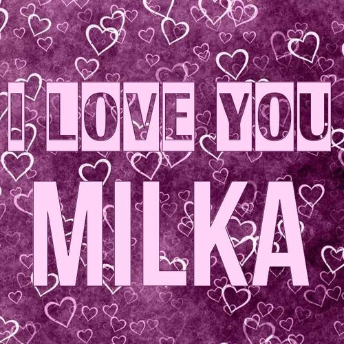 Открытка Milka I love you