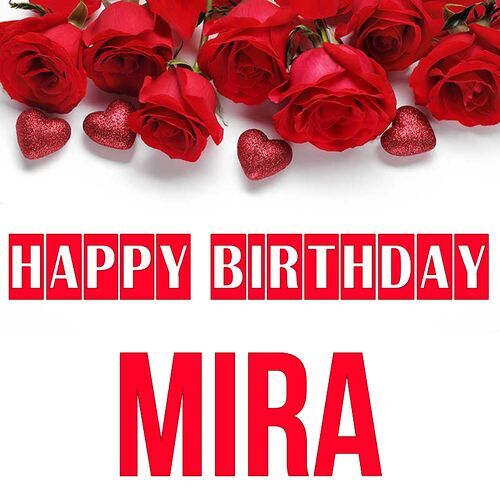 Открытка Mira Happy birthday