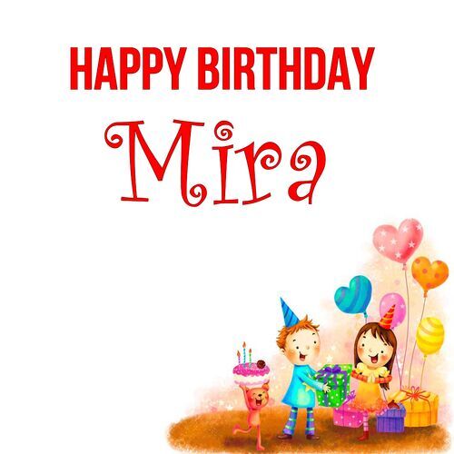 Открытка Mira Happy birthday