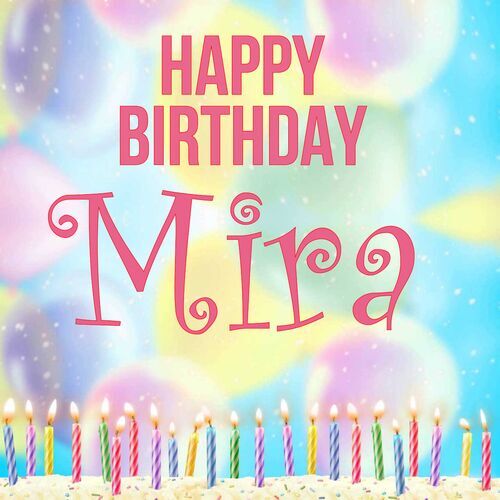 Открытка Mira Happy birthday