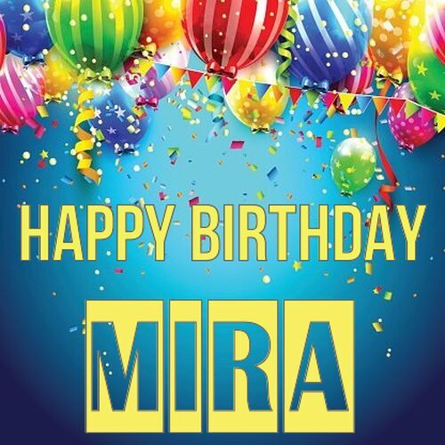 Открытка Mira Happy birthday