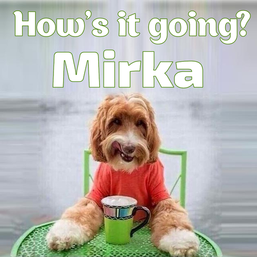 Открытка Mirka How