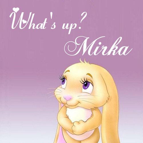 Открытка Mirka What