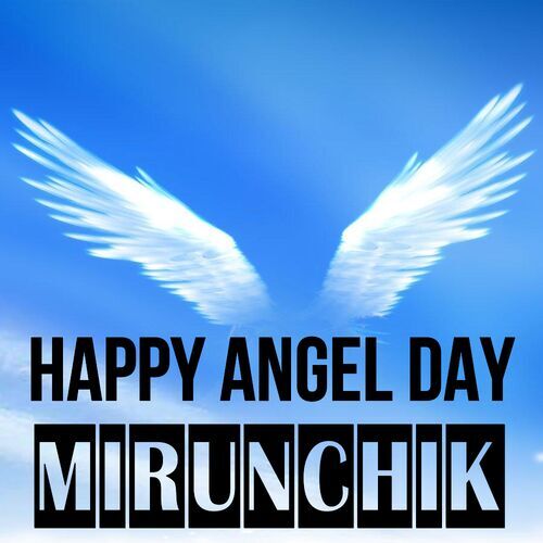 Открытка Mirunchik Happy angel day