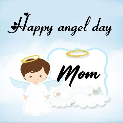 Открытка Mom Happy angel day