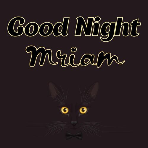 Открытка Mriam Good Night